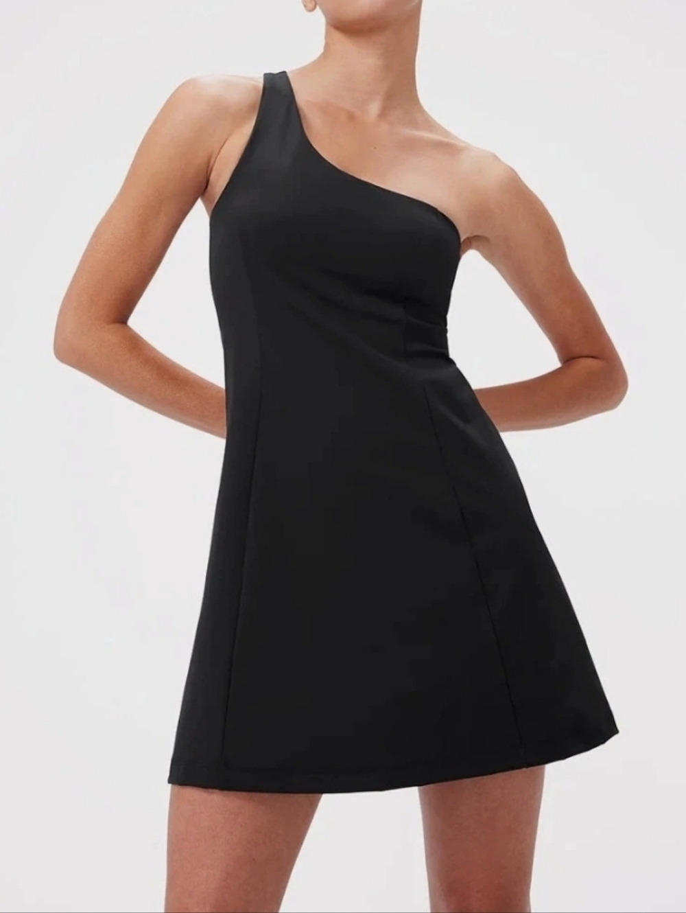 Outdoor Voices One-Shoulder Dress